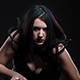 Katherine modeling Lip Service cybergoth dress