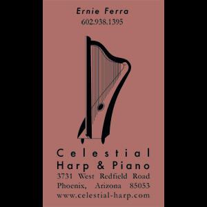 Celestial Harp Business Cards